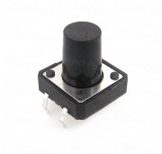 4-Pin 12mm Square Push Button Tact Switch - Height 10mm