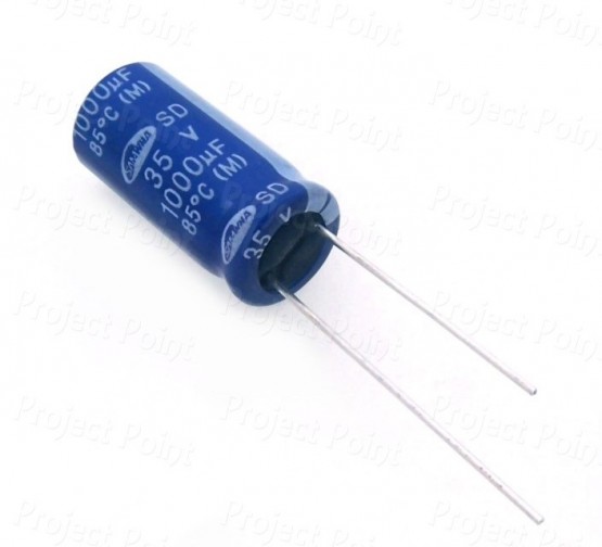1000uF 35V Best Quality Electrolytic Capacitor - Samwha (Min Order Quantity 1pc for this Product)