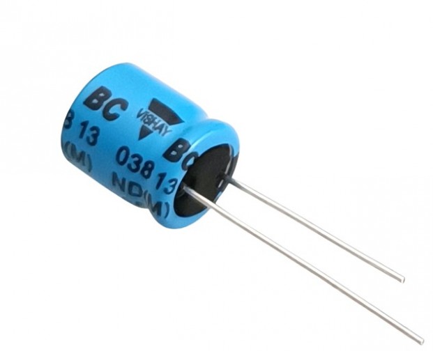 470uF 25V High Quality Electrolytic Capacitor - Vishay (Min Order Quantity 1pc for this Product)