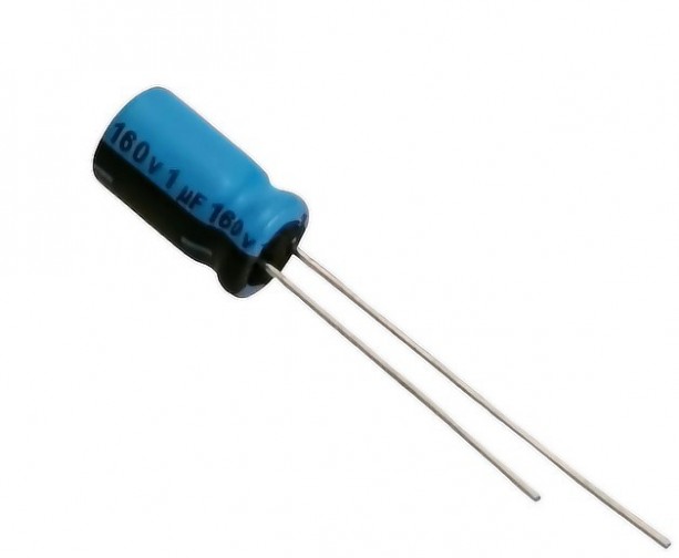 1uF 160V High Quality Electrolytic Capacitor - Vishay (Min Order Quantity 1pc for this Product)