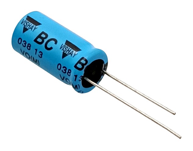 470uF 40V High Quality Electrolytic Capacitor - Vishay (Min Order Quantity 1pc for this Product)