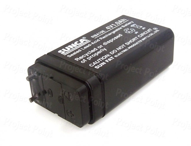SUNCA 4V 1AH (1000 mAH) High Quality SLA Battery (Min Order Quantity 1pc for this Product)