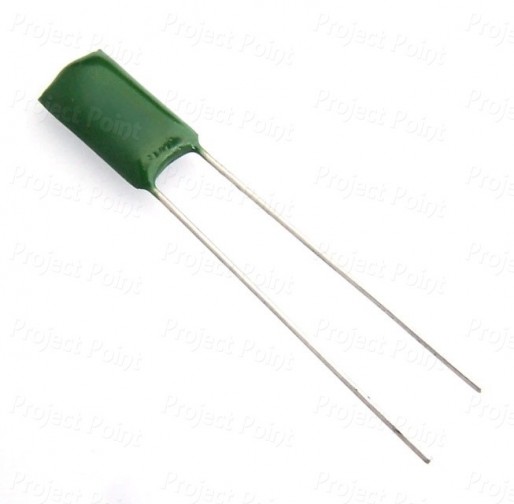 0.0015uF - 1.5nF 630V Non-Polar Polyester Capacitor (Min Order Quantity 1pc for this Product)