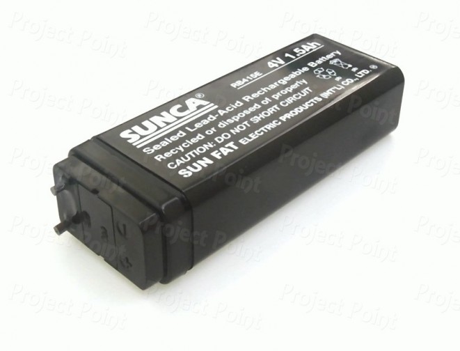 SUNCA 4V 1500 mAh High Quality SLA Battery (Min Order Quantity 1pc for this Product)