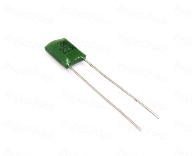0.022uF - 22nF 100V Non-Polar Polyester Capacitor (Min Order Quantity 1pc for this Product)