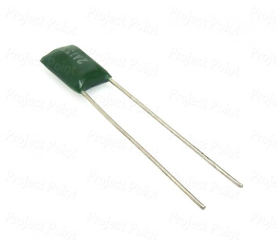 0.015uF - 15nF 100V Non-Polar Polyester Capacitor - 2A153J (Min Order Quantity 1pc for this Product)