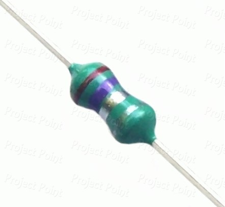 0.27uH - 270nH 0.25W Color Ring Inductor (Min Order Quantity 1pc for this Product)