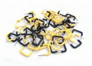 Solderless Breadboard Jumper Wires 0.4 Inch 27 Pcs Yellow And Black