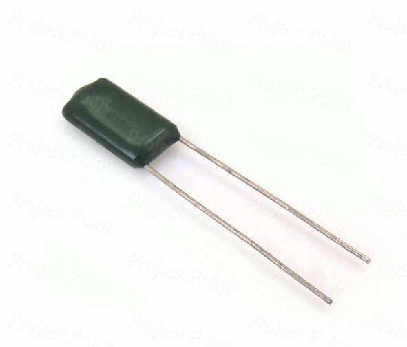 0.01uF - 10nF 630V Non-Polar Polyester Capacitor - Green (Min Order Quantity 1pc for this Product)