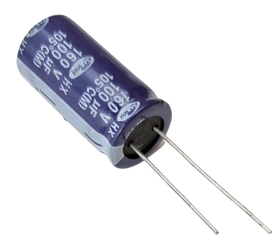 100uF 160V 105°C Best Quality Electrolytic Capacitor - Samwha (Min Order Quantity 1pc for this Product)