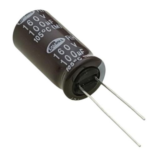 100uF 160V 105°C Best Quality Electrolytic Capacitor - Samwha (Min Order Quantity 1 pc for this Product)