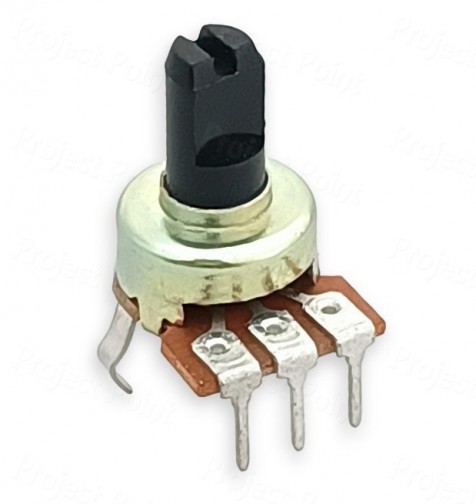 50K Linear Taper 12mm 3-Pin Potentiometer - R1212N (Min Order Quantity 1pc for this Product)