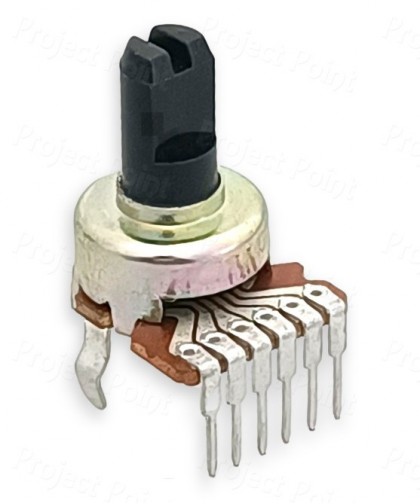 20K Linear Taper 12mm Dual Single Row 6-Pin Potentiometer (Min Order Quantity 1pc for this Product)
