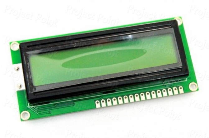 16x2 Character LCD Module Green Backlight (Min Order Quantity 1pc for this Product)