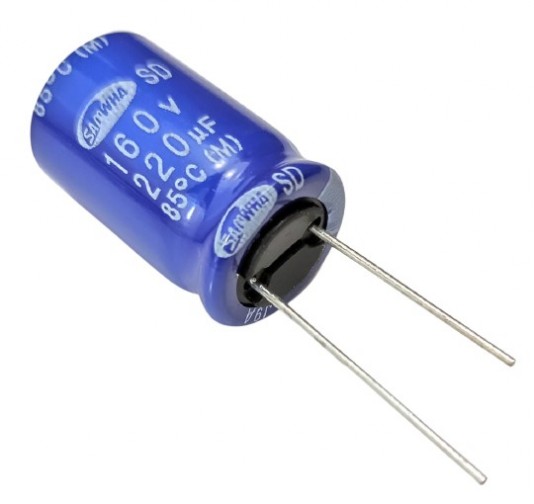 220uF 160V Best Quality Electrolytic Capacitor - Samwha (Min Order Quantity 1pc for this Product)
