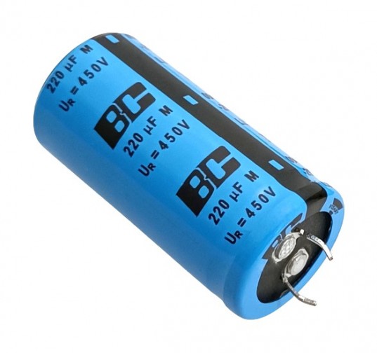 220uF 450V High Quality Electrolytic Capacitor - Vishay (Min Order Quantity 1pc for this Product)