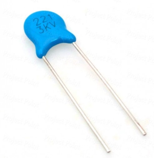 220pF 3kV High Quality Ceramic Disc Capacitor (Min Order Quantity 1pc for this Product)