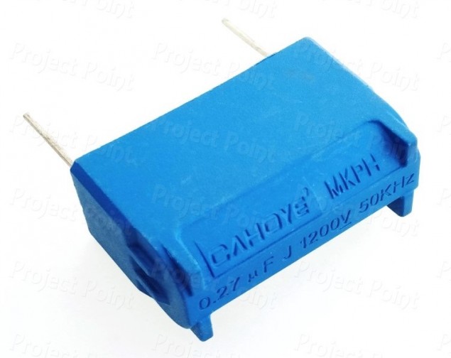 0.27uF 1200V DC Class X2 Box Type Capacitor (Min Order Quantity 1pc for this Product)
