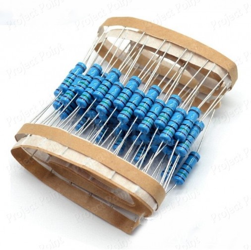100 Ohm 2W Metal Film Resistor 1% - High Quality (Min Order Quantity 1pc for this Product)