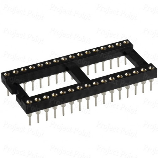 32-Pin High Reliability Machined Contacts 0.6in IC Socket (Min Order Quantity 1pc for this Product)