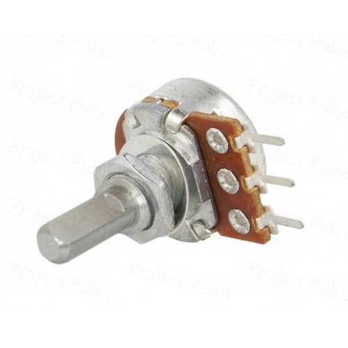 10K Ohm Linear Taper 16mm Rotary Potentiometer Elcon, Pot 1603 10K LIN