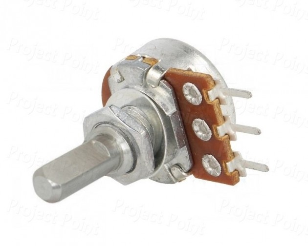 5K Ohm Linear Taper 16mm Rotary Potentiometer - Elcon (Min Order Quantity 1pc for this Product)