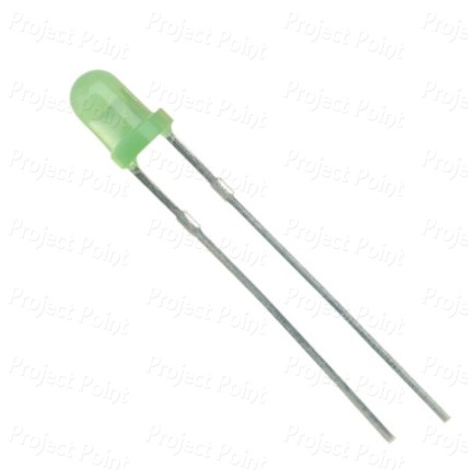 3mm High Quality Diffused Lens Green LED (Min Order Quantity 1pc for this Product)