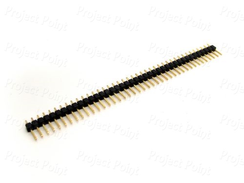 40-Pin Male Header 15mm Single Row (Min Order Quantity 1pc for this Product)