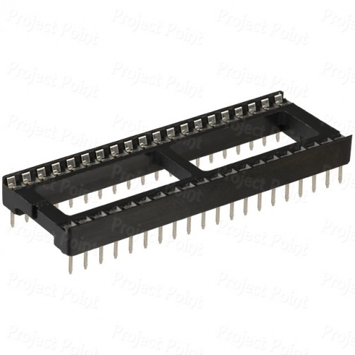 40-Pin Low Cost IC Socket (Min Order Quantity 1pc for this Product)