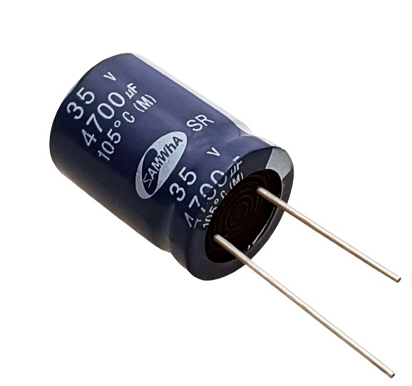pack of 10 Electrolytic capacitor 4700µf 6v3 25x13mm rm5 105 ° samwha