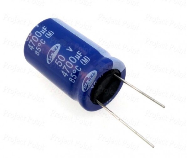 4700uF 50V Best Quality Electrolytic Capacitor - Samwha (Min Order Quantity 1pc for this Product)