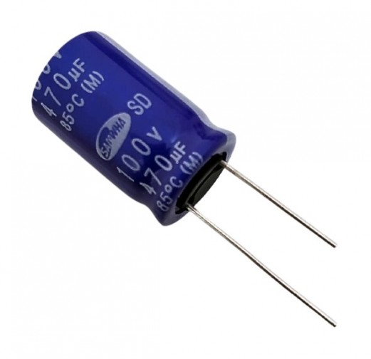470uF 100V Best Quality Electrolytic Capacitor - Samwha (Min Order Quantity 1pc for this Product)