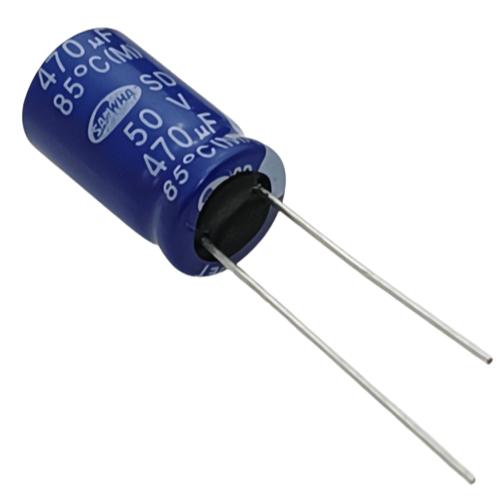 470uF 50V Best Quality Electrolytic Capacitor - Samwha (Min Order Quantity 1pc for this Product)