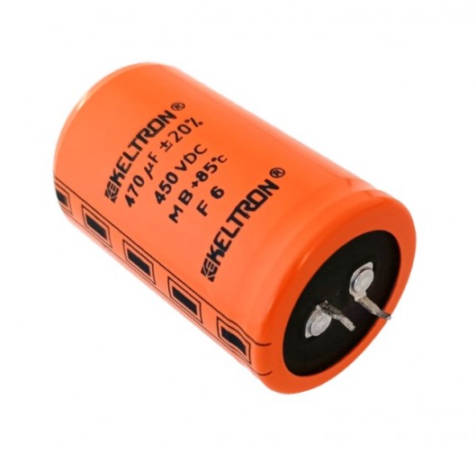 470uF 450V High Quality Electrolytic Capacitor - Keltron (Min Order Quantity 1pc for this Product)