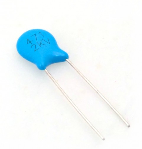 470pF 2kV High Quality Ceramic Disc Capacitor (Min Order Quantity 1pc for this Product)