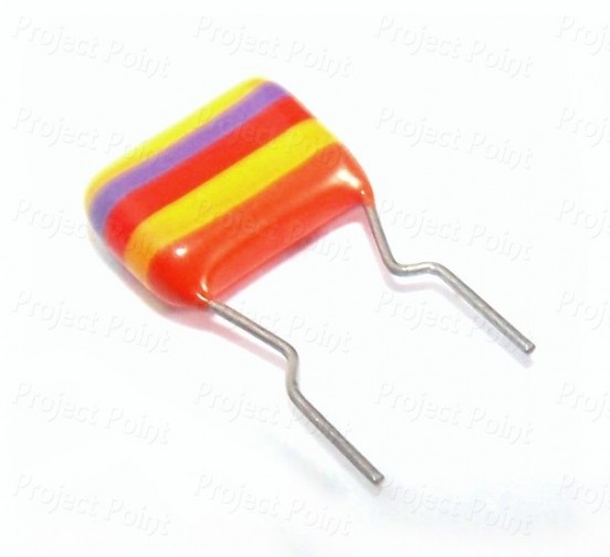 0.047uF - 47nF 400V Polyester Film Capacitor - Vishay (Min Order Quantity 1pc for this Product)