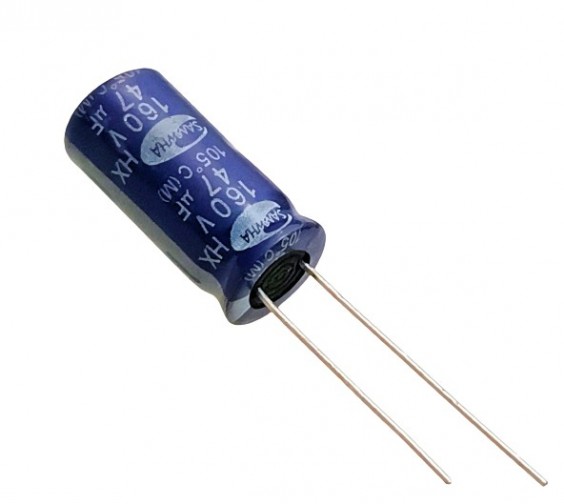 47uF 160V 105°C Best Quality Electrolytic Capacitor - Samwha (Min Order Quantity 1pc for this Product)