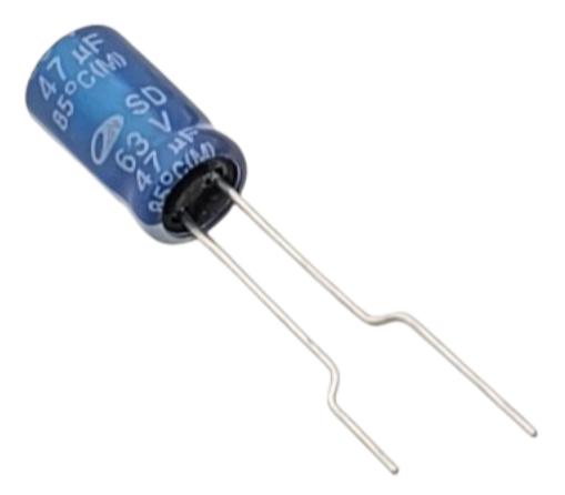 47uF 63V Electrolytic Capacitor - Samwha (Min Order Quantity 1 pc for this Product)