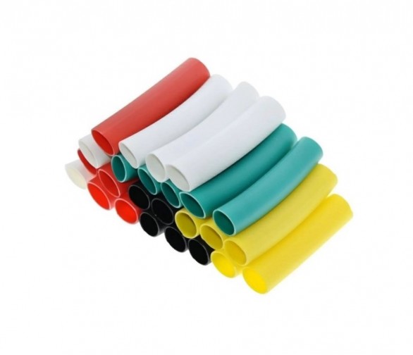 Pre-Cut Heat Shrink Tube 5mm x 30mm Assorted - 100 Pcs (Min Order Quantity 1pc for this Product)