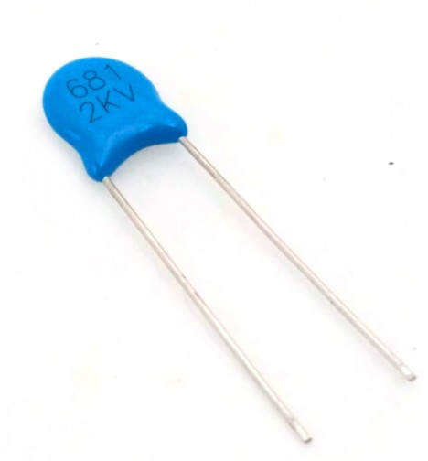 680pF 2kV High Quality Ceramic Disc Capacitor (Min Order Quantity 1pc for this Product)