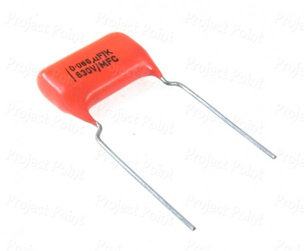0.068uF - 68nF 630V Non-Polar Polyester Film Capacitor - Philips (Min Order Quantity 1pc for this Product)
