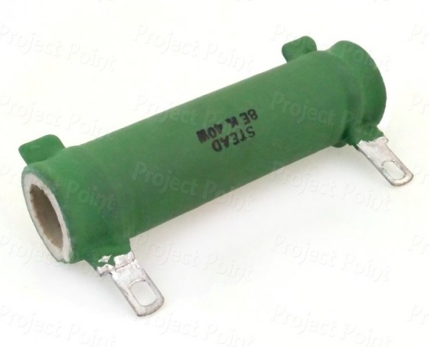 8 Ohm 40W High Quality Wire Wound Resistor - Stead (Min Order Quantity 1pc for this Product)