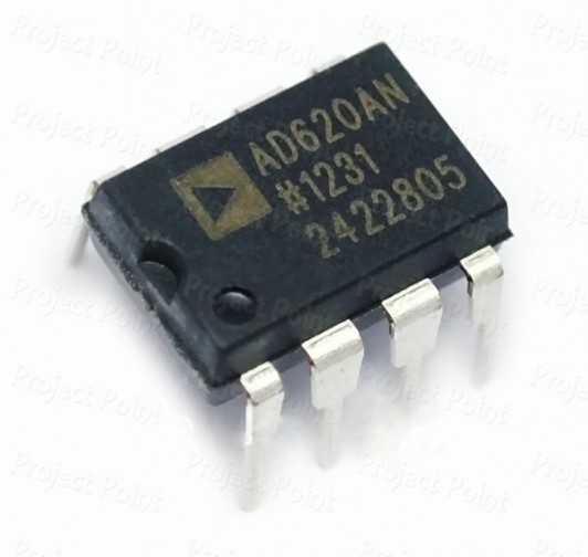 AD620 - Low Power Instrumentation Amplifier (Min Order Quantity 1pc for this Product)