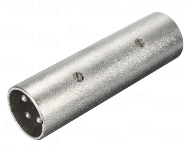 3-Pin XLR Male to XLR Male Adapter - Medium Quality (Min Order Quantity 1pc for this Product)