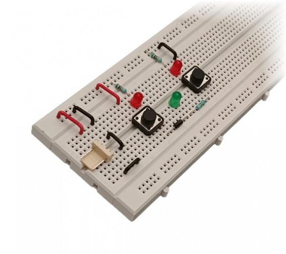 AND Gate Using LED And Diode On Breadboard (Min Order Quantity 1pc for this Product)