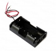 2 AA Battery Holder with Wire Leads