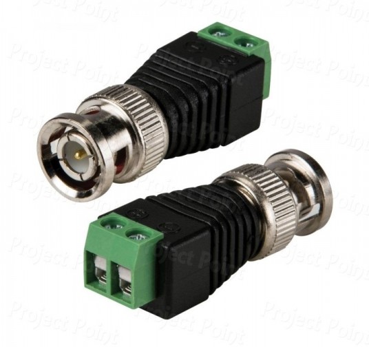 BNC Male to Screw Terminals Adapter (Min Order Quantity 1pc for this Product)