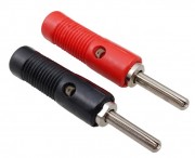 Prime 4mm Banana Plug Stackable - Red Black Pair