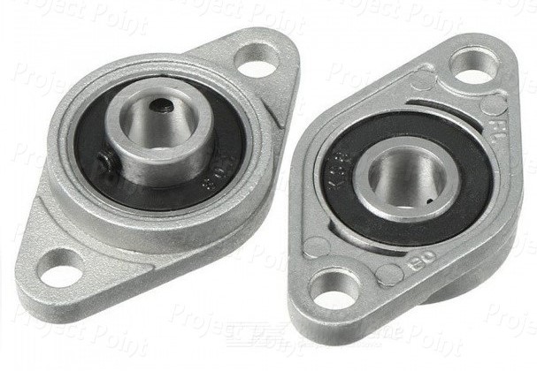 8mm Self-aligning Flange Bearing with Pillow Block - KFL08 - Low Quality (Min Order Quantity 1pc for this Product)