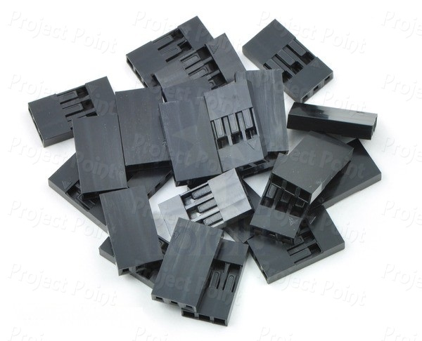 2.54mm Crimp Connector Housing 1x3 (Min Order Quantity 1pc for this Product)
